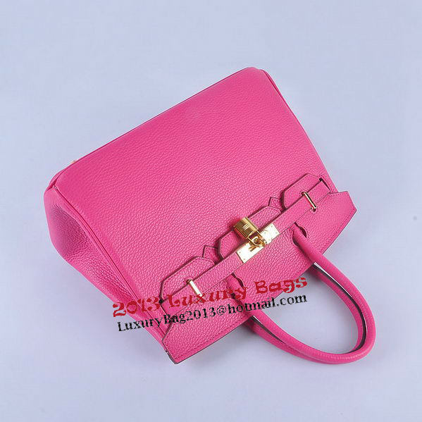 Hermes Birkin 30CM Tote Bags Light Rosy Grainy Leather Gold Hermes Birkin 30CM Tote Bags Light Rosy Grainy Leather Gold