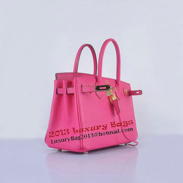 Hermes Birkin 30CM Tote Bags Light Rosy Grainy Leather Gold Hermes Birkin 30CM Tote Bags Light Rosy Grainy Leather Gold