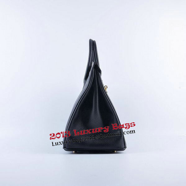 Hermes Birkin 35CM Tote Bag Black Grainy Leather Gold Hermes Birkin 35CM Tote Bag Black Grainy Leather Gold