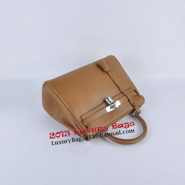 Hermes Kelly 28cm Shoulder Bags Wheat Grainy Leather Silver Hermes Kelly 28cm Shoulder Bags Wheat Grainy Leather Silver