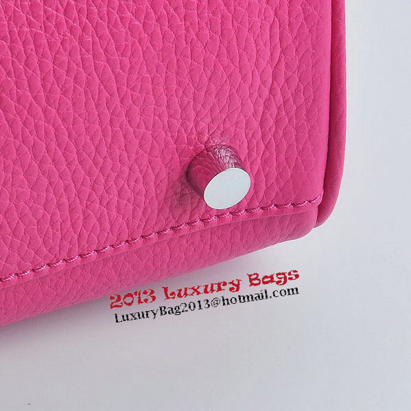 Hermes Kelly 32cm Shoulder Bags Rosy Grainy Leather Silver Hermes Kelly 32cm Shoulder Bags Rosy Grainy Leather Silver