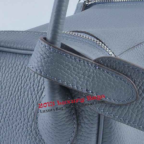 Hermes Lindy 30CM Grainy Leather Shoulder Bag H6207 Dark Grey Hermes Lindy 30CM Grainy Leather Shoulder Bag H6207 Dark Grey