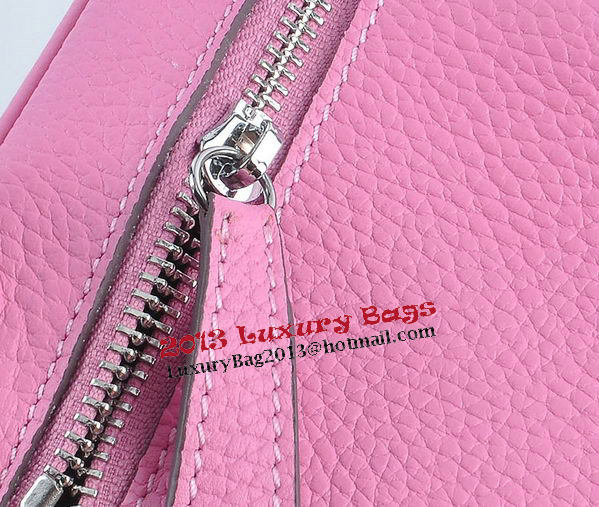 Hermes Lindy 30CM Grainy Leather Shoulder Bag H6207 Pink Hermes Lindy 30CM Grainy Leather Shoulder Bag H6207 Pink