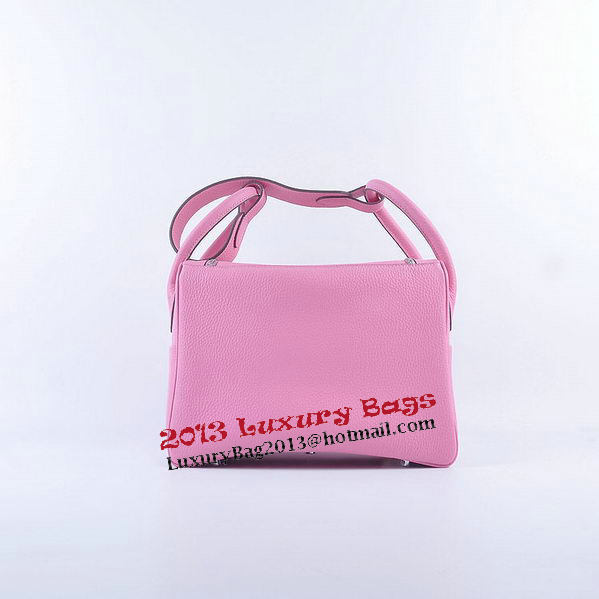 Hermes Lindy 30CM Grainy Leather Shoulder Bag H6207 Pink Hermes Lindy 30CM Grainy Leather Shoulder Bag H6207 Pink