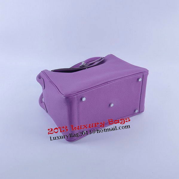 Hermes Lindy 30CM Grainy Leather Shoulder Bag H6207 Purple Hermes Lindy 30CM Grainy Leather Shoulder Bag H6207 Purple