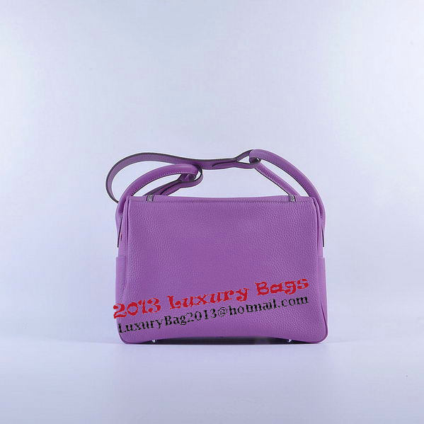 Hermes Lindy 30CM Grainy Leather Shoulder Bag H6207 Purple Hermes Lindy 30CM Grainy Leather Shoulder Bag H6207 Purple