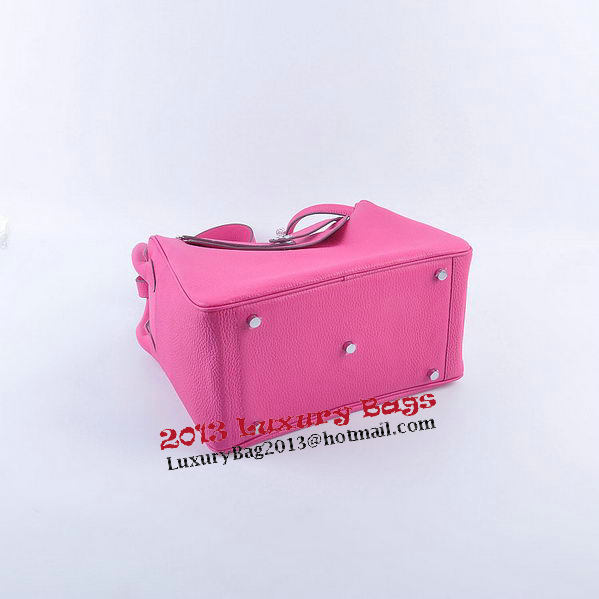 Hermes Lindy 30CM Grainy Leather Shoulder Bag H6207 Rosy Hermes Lindy 30CM Grainy Leather Shoulder Bag H6207 Rosy