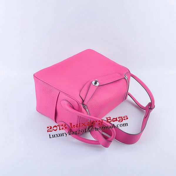 Hermes Lindy 30CM Grainy Leather Shoulder Bag H6207 Rosy Hermes Lindy 30CM Grainy Leather Shoulder Bag H6207 Rosy