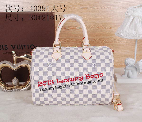 Louis Vuitton N41533 Damier Azur Speedy 30 Bag Louis Vuitton N41533 Damier Azur Speedy 30 Bag