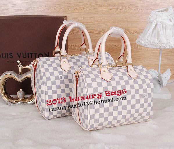 Louis Vuitton N41533 Damier Azur Speedy 30 Bag Louis Vuitton N41533 Damier Azur Speedy 30 Bag