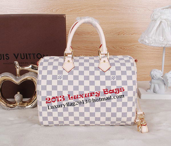 Louis Vuitton N41533 Damier Azur Speedy 30 Bag Louis Vuitton N41533 Damier Azur Speedy 30 Bag