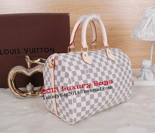 Louis Vuitton N41533 Damier Azur Speedy 30 Bag Louis Vuitton N41533 Damier Azur Speedy 30 Bag