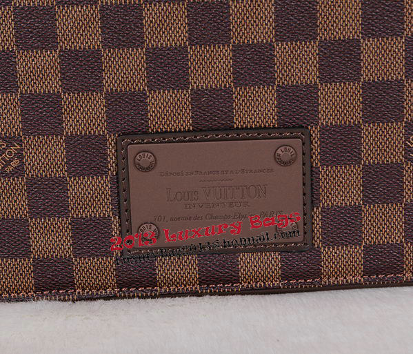 Louis Vuitton N51212 Damier Ebene Canvas Brooklyn GM Bag Louis Vuitton N51212 Damier Ebene Canvas Brooklyn GM Bag