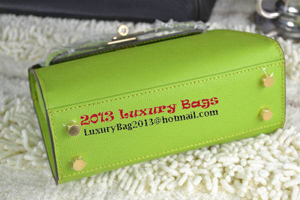 Hermes Kelly 22cm Tote Bag Calfskin Leather Green Hermes Kelly 22cm Tote Bag Calfskin Leather Green