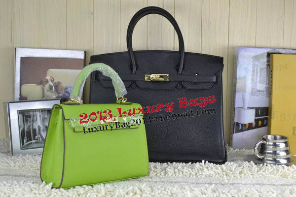 Hermes Kelly 22cm Tote Bag Calfskin Leather Green Hermes Kelly 22cm Tote Bag Calfskin Leather Green