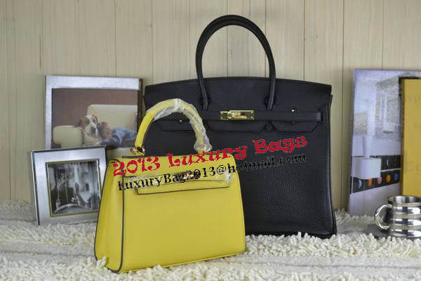 Hermes Kelly 22cm Tote Bag Calfskin Leather Lemon Hermes Kelly 22cm Tote Bag Calfskin Leather Lemon
