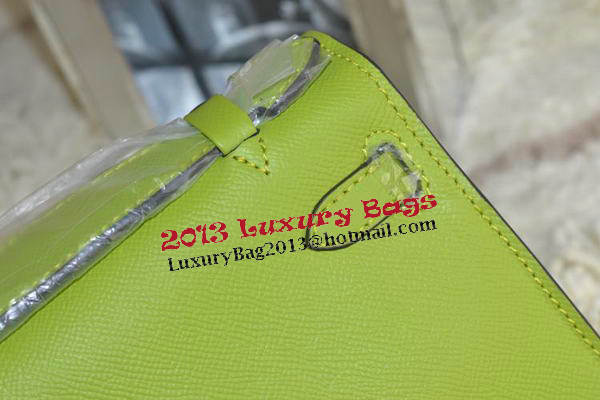 Hermes MINI Kelly 22cm Tote Bag Calfskin Leather Green Hermes MINI Kelly 22cm Tote Bag Calfskin Leather Green
