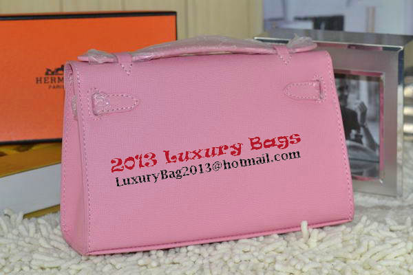 Hermes MINI Kelly 22cm Tote Bag Calfskin Leather Pink Hermes MINI Kelly 22cm Tote Bag Calfskin Leather Pink