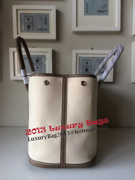 Hermes Garden Party 36CM Bag Canvas Leather H11M Grey Hermes Garden Party 36CM Bag Canvas Leather H11M Grey