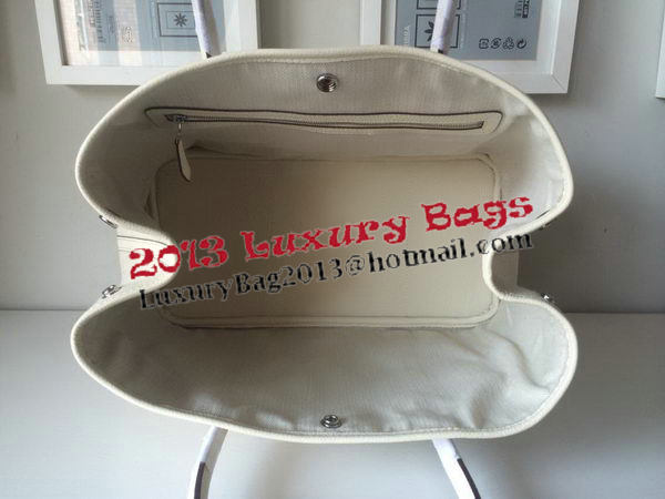 Hermes Garden Party 36CM Bag Canvas Leather H11M OffWhite Hermes Garden Party 36CM Bag Canvas Leather H11M OffWhite