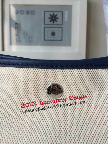 Hermes Garden Party 36CM Bag Canvas Leather H11M Royal Hermes Garden Party 36CM Bag Canvas Leather H11M Royal