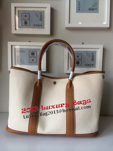 Hermes Garden Party 36CM Bag Canvas Leather H11M Wheat Hermes Garden Party 36CM Bag Canvas Leather H11M Wheat
