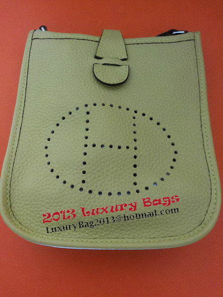 Hermes mini Evelyne Messenger Bag H1608S Light Green Hermes mini Evelyne Messenger Bag H1608S Light Green