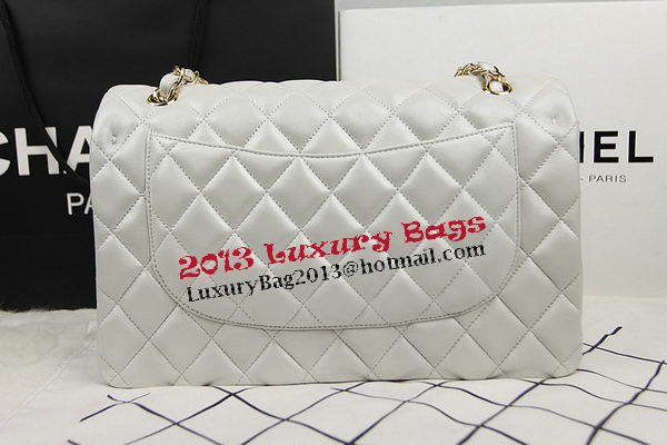 Chanel Classic Flap Bag OffWhite Original Leather CF1113 Gold Chanel Classic Flap Bag OffWhite Original Leather CF1113 Gold