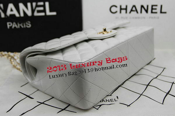 Chanel Classic Flap Bag OffWhite Original Leather CF1113 Gold Chanel Classic Flap Bag OffWhite Original Leather CF1113 Gold