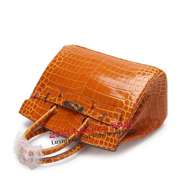 Hermes Birkin 30CM Tote Bags Wheat Iridescent Croco Leather Gold Hermes Birkin 30CM Tote Bags Wheat Iridescent Croco Leather Gold