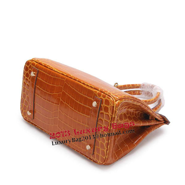 Hermes Birkin 30CM Tote Bags Wheat Iridescent Croco Leather Gold Hermes Birkin 30CM Tote Bags Wheat Iridescent Croco Leather Gold