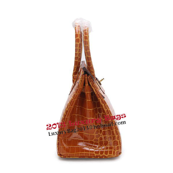 Hermes Birkin 30CM Tote Bags Wheat Iridescent Croco Leather Gold Hermes Birkin 30CM Tote Bags Wheat Iridescent Croco Leather Gold