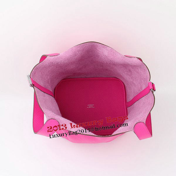 Hermes Picotin Lock PM Bag in Clemence Leather H8615 Rose Hermes Picotin Lock PM Bag in Clemence Leather H8615 Rose