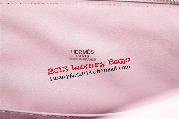 Hermes Bolide 37CM Calfskin Leather Tote Bags H509084 Light Pink Hermes Bolide 37CM Calfskin Leather Tote Bags H509084 Light Pink