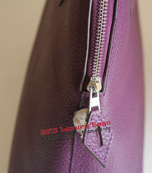 Hermes Bolide 37CM Calfskin Leather Tote Bags H509084 Purple Hermes Bolide 37CM Calfskin Leather Tote Bags H509084 Purple