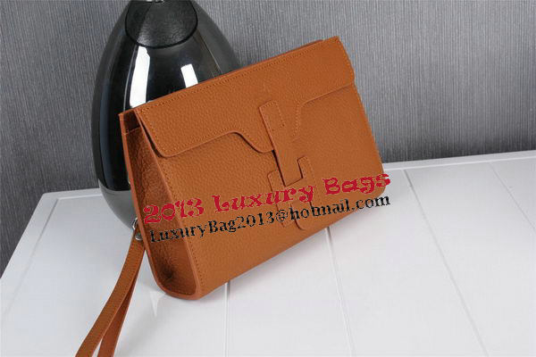 Hermes Jige Clutch Bag Calfskin Leather HQ8059 Wheat Hermes Jige Clutch Bag Calfskin Leather HQ8059 Wheat