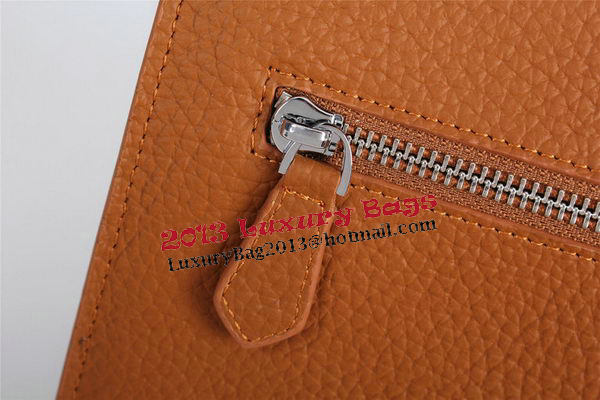 Hermes Jige Clutch Bag Calfskin Leather HQ8059 Wheat Hermes Jige Clutch Bag Calfskin Leather HQ8059 Wheat