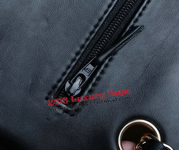 Chanel 2.55 Series Bag Original Black Sheepskin CHA1112 Gold Chanel 2.55 Series Bag Original Black Sheepskin CHA1112 Gold