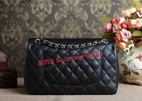 Chanel 2.55 Series Bag Original Black Sheepskin CHA1112 Gold Chanel 2.55 Series Bag Original Black Sheepskin CHA1112 Gold