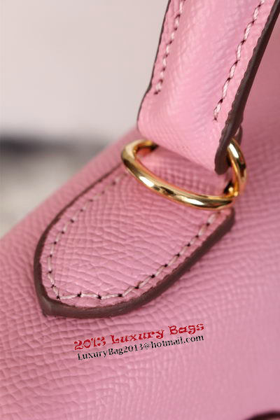 Hermes Kelly 32cm Shoulder Bags Grained Leather Pink Hermes Kelly 32cm Shoulder Bags Grained Leather Pink