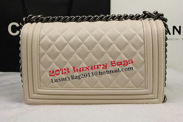 Boy Chanel Flap Shoulder Bags Original Sheepskin Leather A67025 Beige Boy Chanel Flap Shoulder Bags Original Sheepskin Leather A67025 Beige