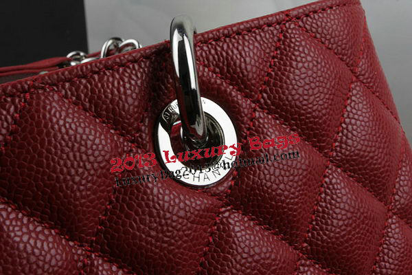 Chanel Classic Coco Bag Red GST Caviar Leather A50995 Silver Chanel Classic Coco Bag Red GST Caviar Leather A50995 Silver