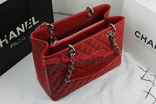 Chanel Classic Coco Bag Red GST Caviar Leather A50995 Silver Chanel Classic Coco Bag Red GST Caviar Leather A50995 Silver
