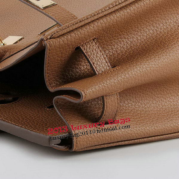 Hermes Birkin 35CM Tote Bags Wheat Grainy Leather H-35 Gold Hermes Birkin 35CM Tote Bags Wheat Grainy Leather H-35 Gold