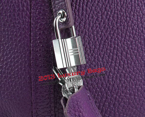 Hermes Picotin Lock MM Bags Clemence Leather H8616 Purple Hermes Picotin Lock MM Bags Clemence Leather H8616 Purple
