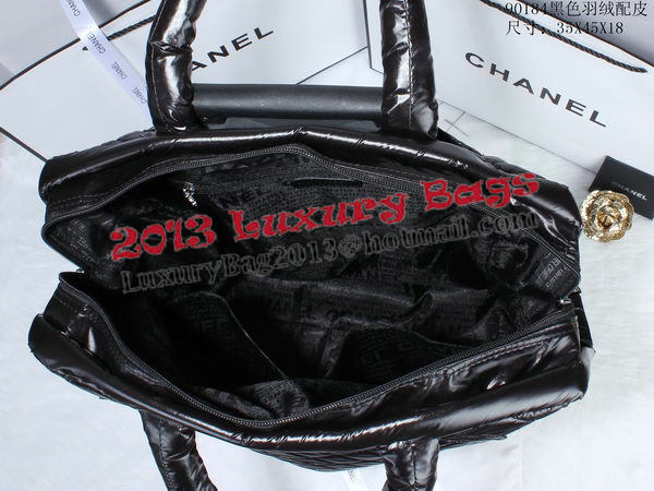 Chanel CoCo Cocoon Quilted Nylon Trolley Case A90184 Black Chanel CoCo Cocoon Quilted Nylon Trolley Case A90184 Black