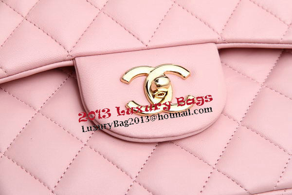Chanel Jumbo Double Flaps Bags Original Lambskin Leather A36097 Pink