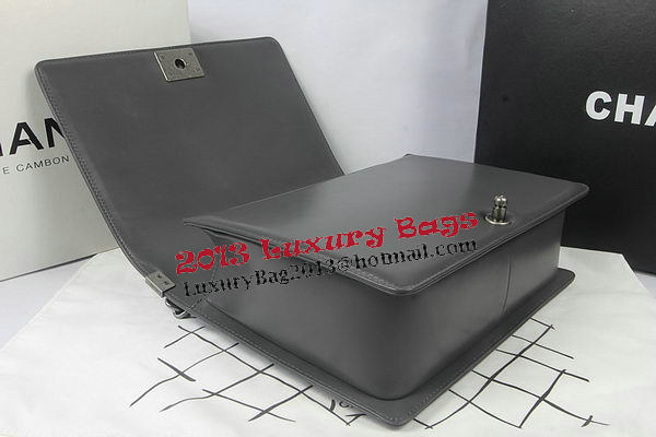 Boy Chanel Flap Shoulder Bag Grey Original Sheepskin A67087 Silver Boy Chanel Flap Shoulder Bag Grey Original Sheepskin A67087 Silver