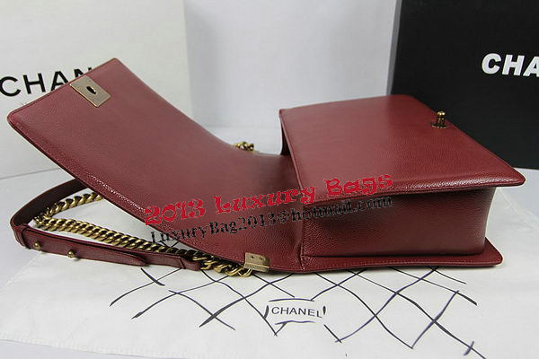 Boy Chanel Flap Shoulder Bag Original Cannage Pattern A67087 Burgundy Boy Chanel Flap Shoulder Bag Original Cannage Pattern A67087 Burgundy