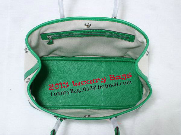 Hermes Garden Party 30cm Tote Bag Canvas Light Green Hermes Garden Party 30cm Tote Bag Canvas Light Green